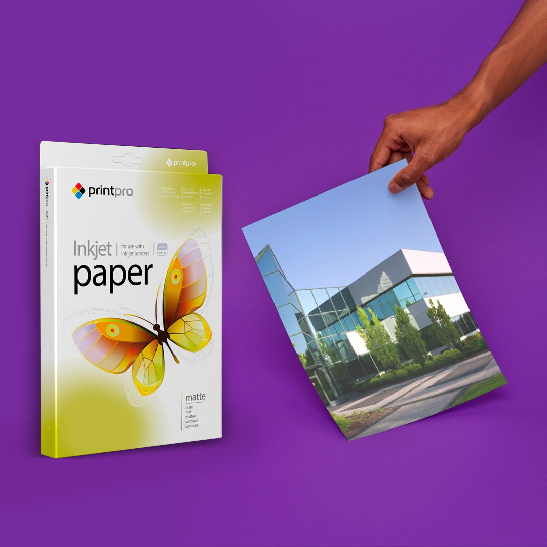 PrintPro fotópapír, matt 190 g/m², A4, 100 lap