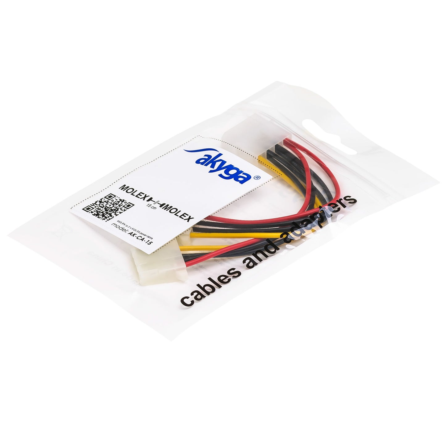 Adapter Molex / 2x Molex AK-CA-15