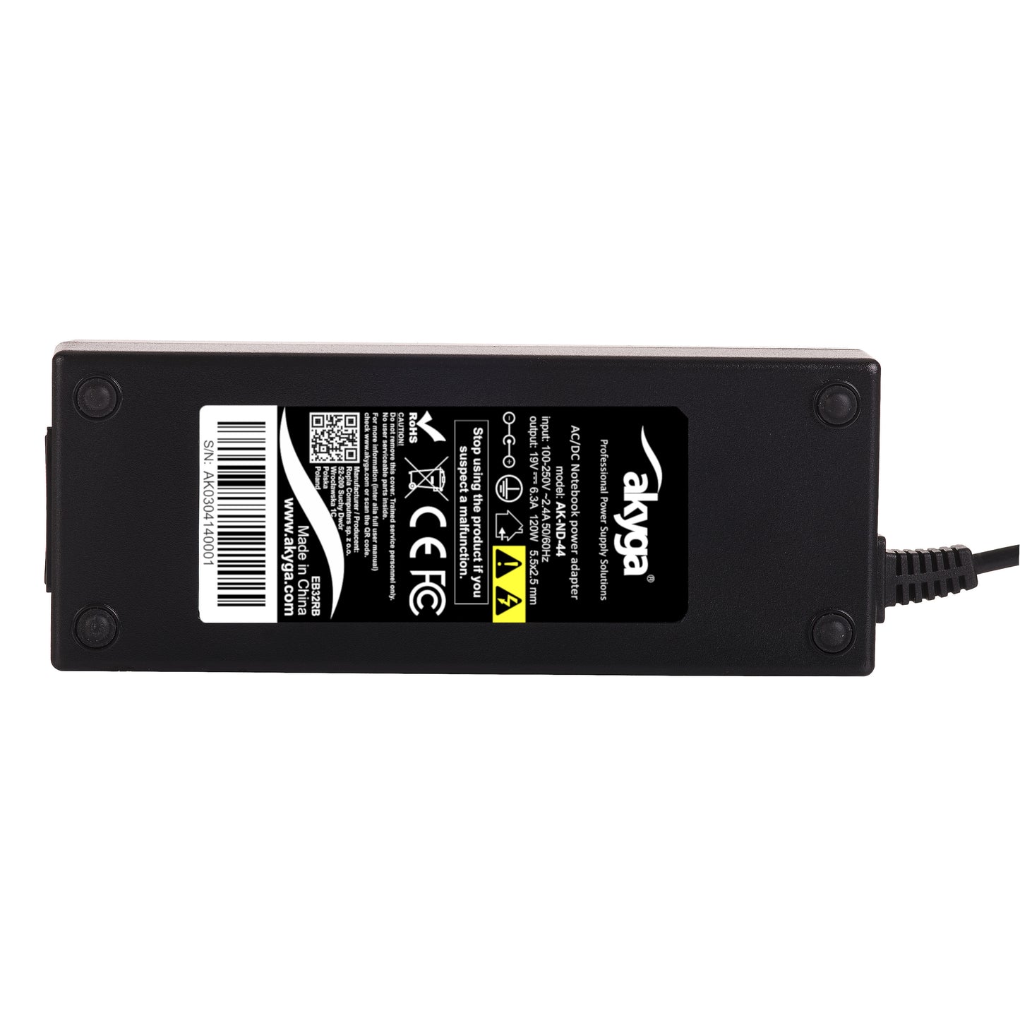 Tápegység AK-ND-44 19V / 6.3A 120W 5.5 x 2.5 mm