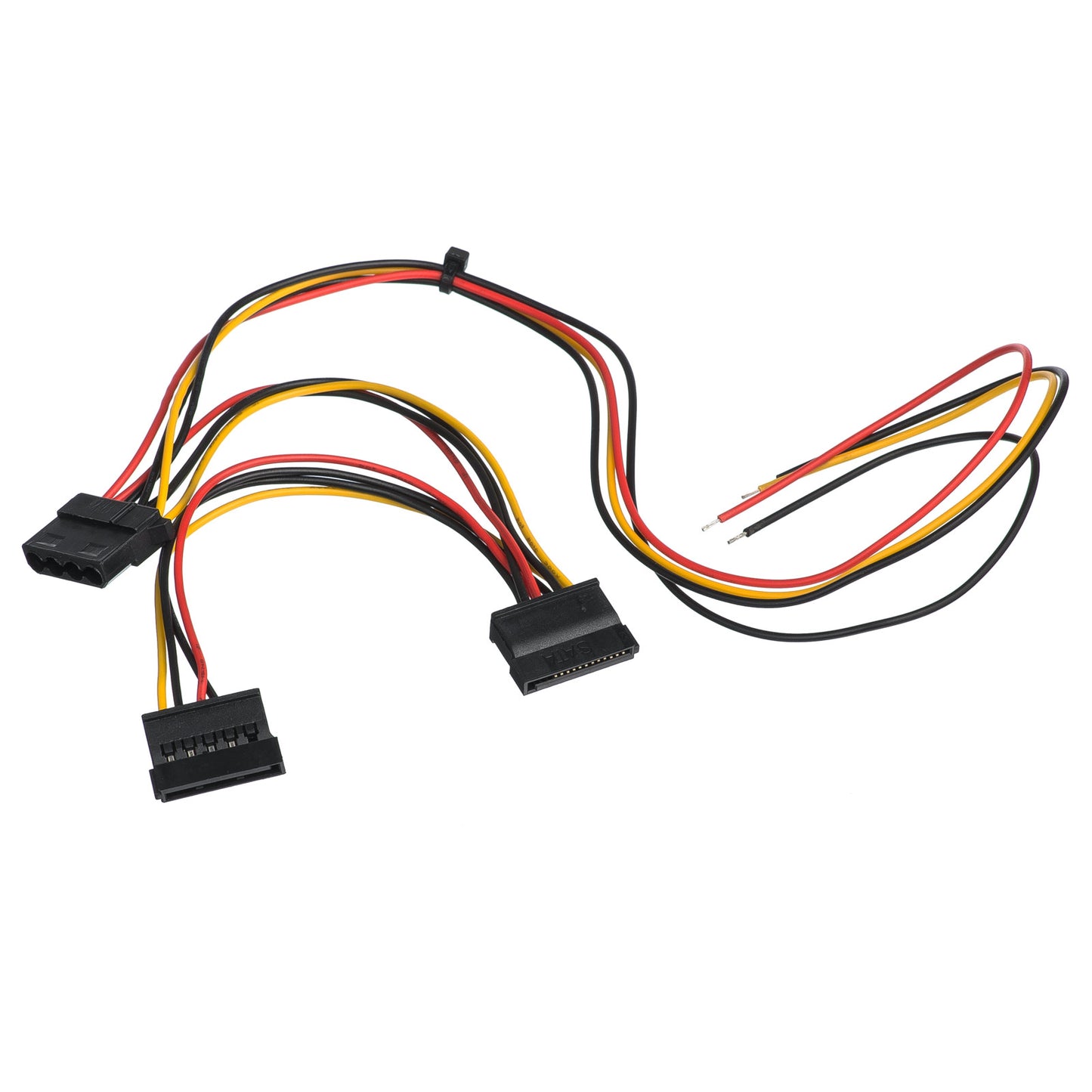 Szervizkábel ATX AK-SC-24 Molex/SATA/SATA 400 mm