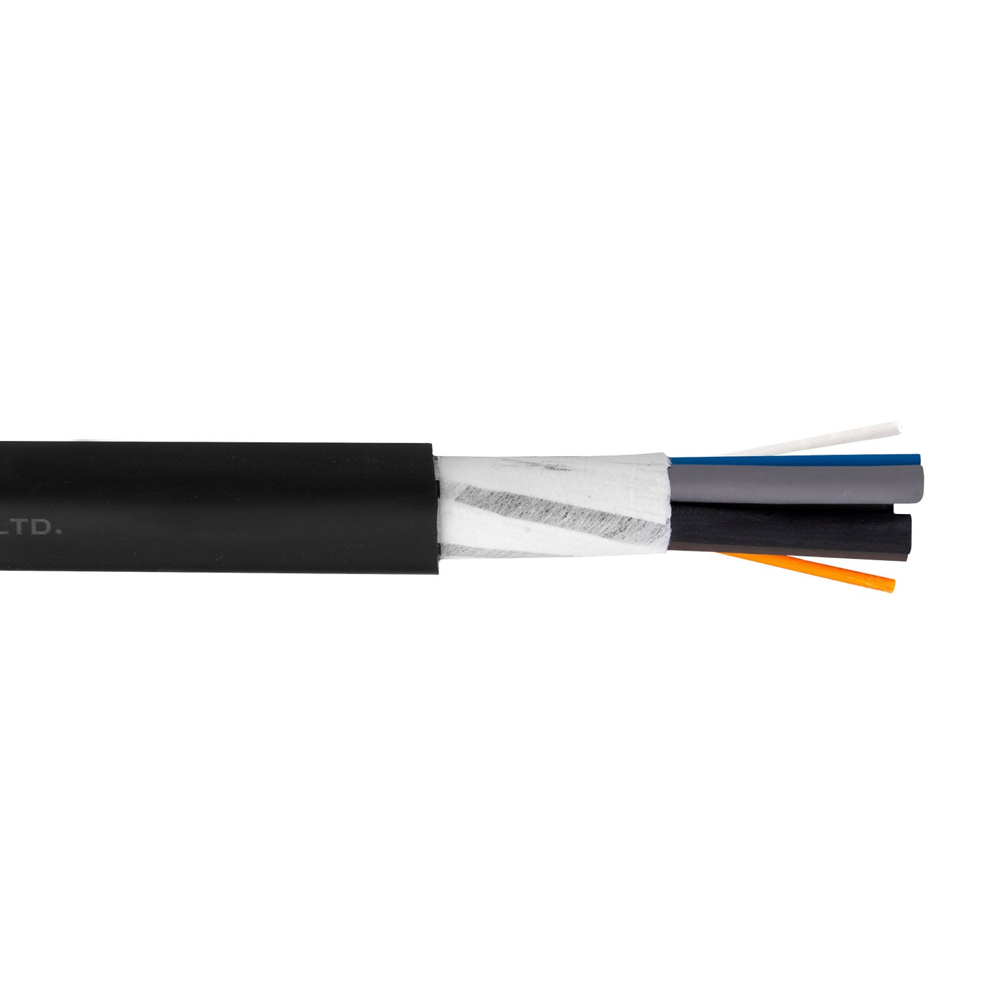 EVC Power Cable Akyga AK-SC-E12 CU 5x6mm² + 2x0.75mm² 3-Phase 32A 450/750V per meter
