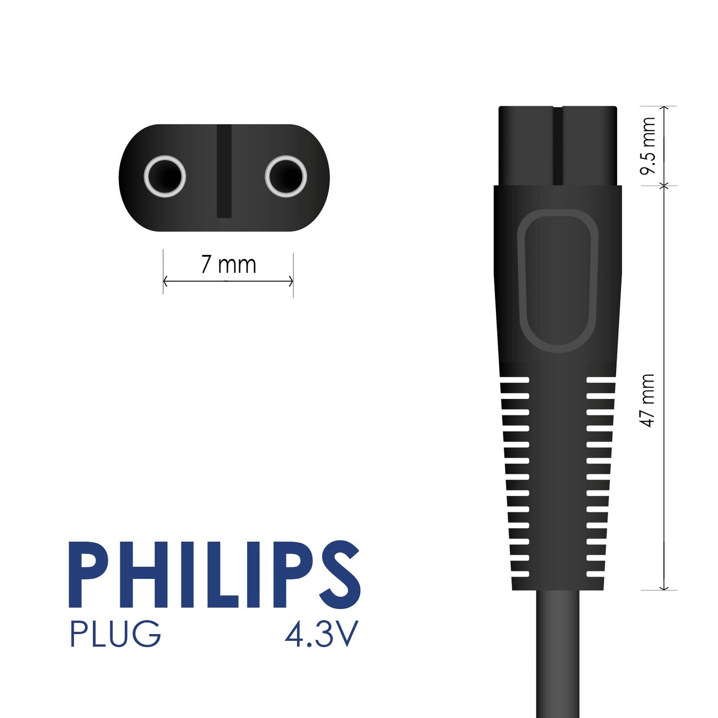 Tápegység AK-PD-15 4.3V / 700mA 3W Philips Oneblade shavers plug