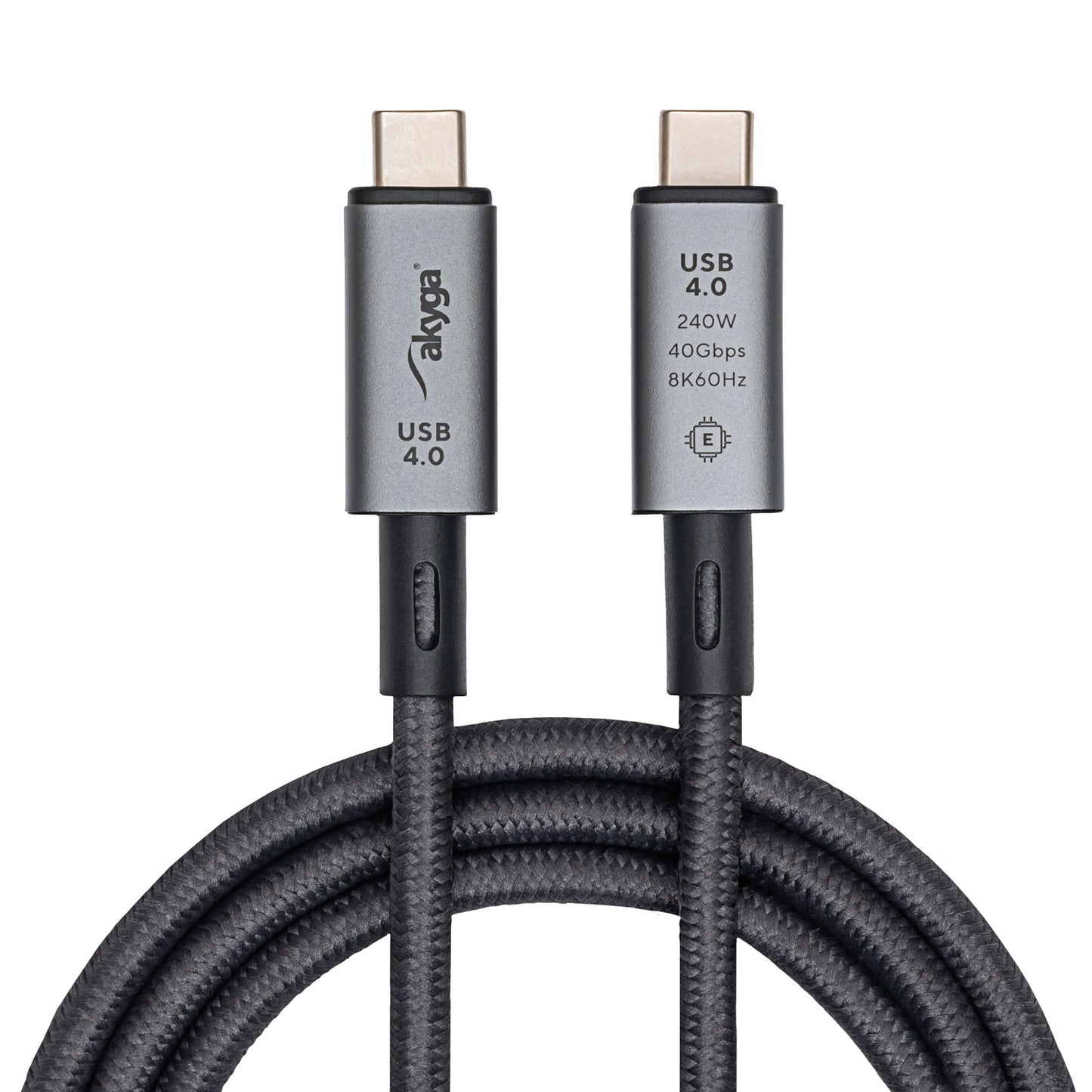 Kábel USB4 type C 1m AK-USB-45 40Gb/s 240W