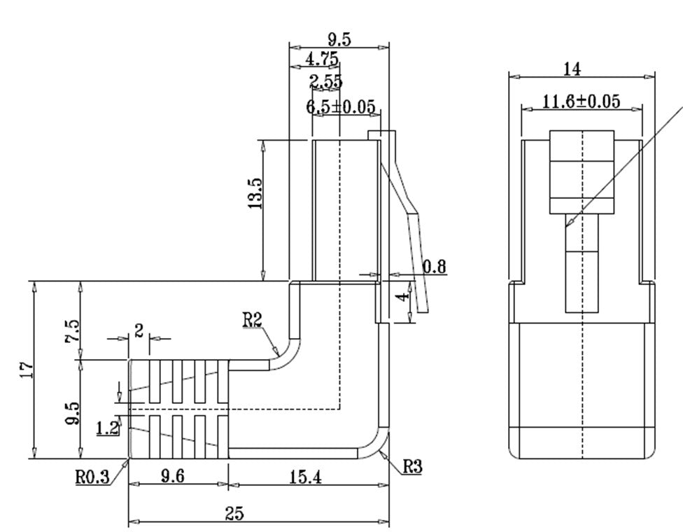 Goobay CAT 5e patch kábel, 1× 90°-os, F/UTP, fekete – 5 m