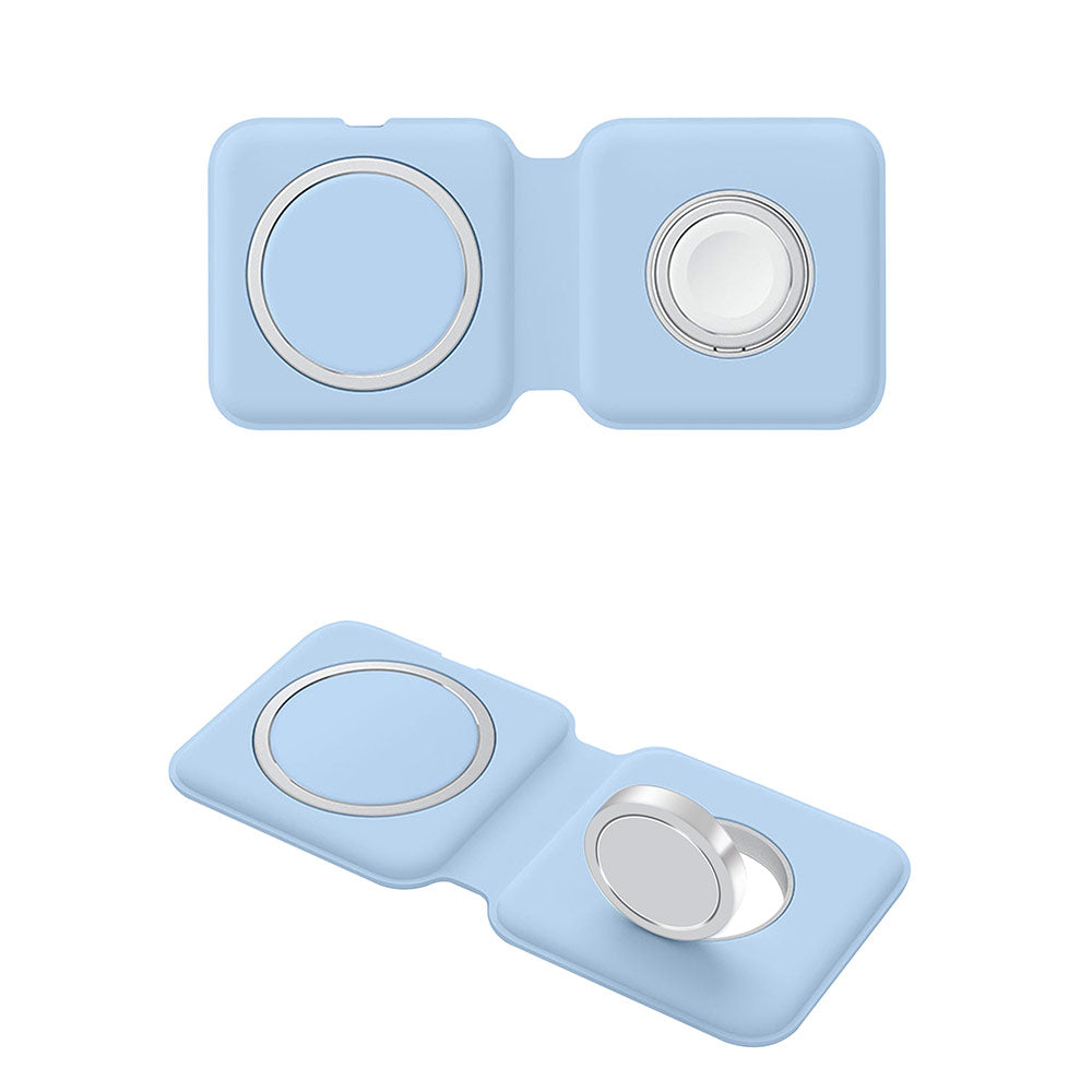 ColorWay Qi Fast Töltő MagSafe Duo Töltő 15W for iPhone kék