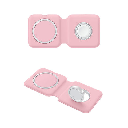 ColorWay Qi Fast Töltő MagSafe Duo Töltő 15W for iPhone rózsaszín