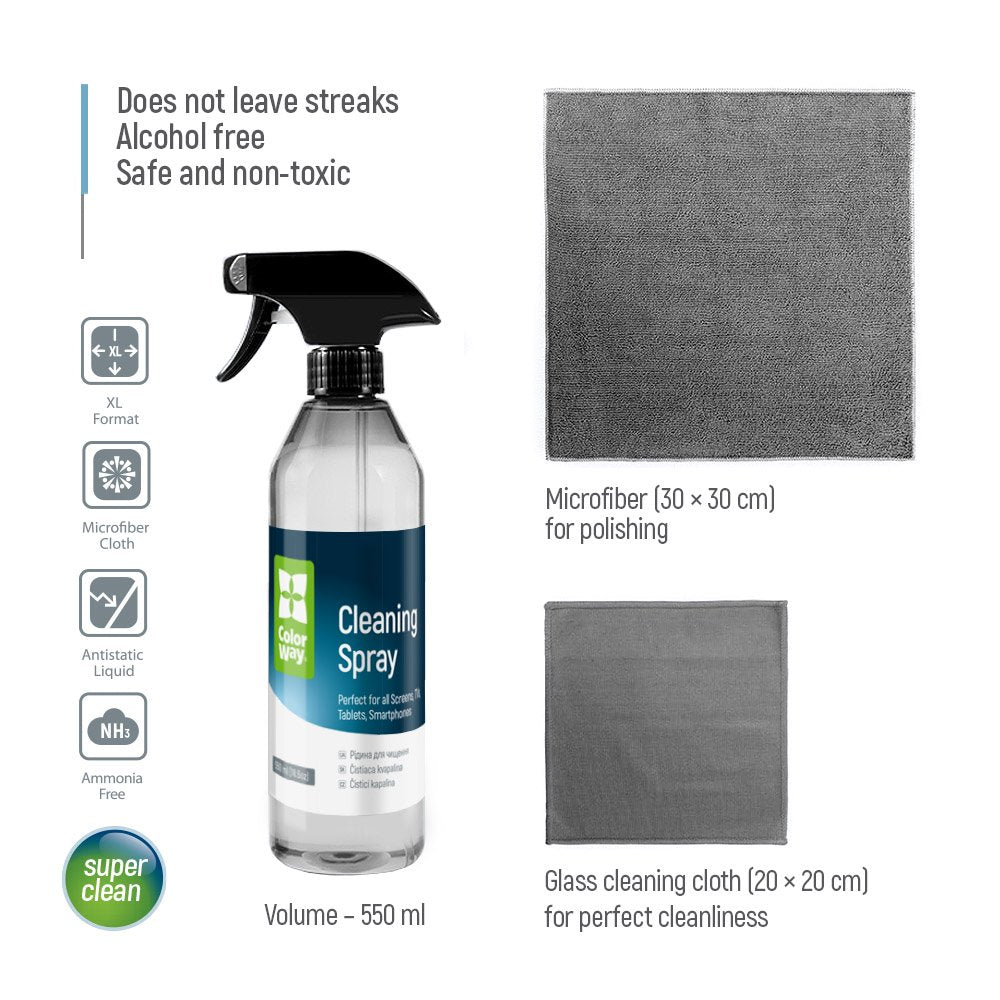 ColorWay Large Electronics Kit (550ml and 2 microfibers)