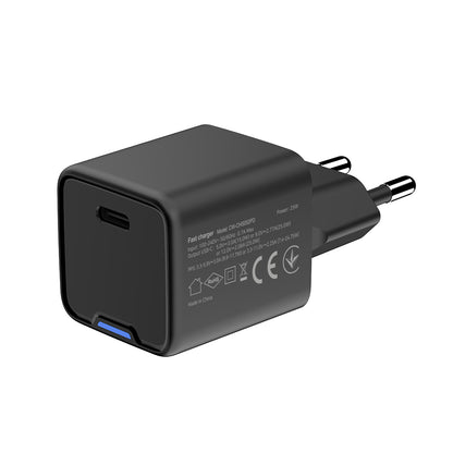 Hálózati töltő ColorWay GaN Mini 25W PD Port PPS USB-C fekete
