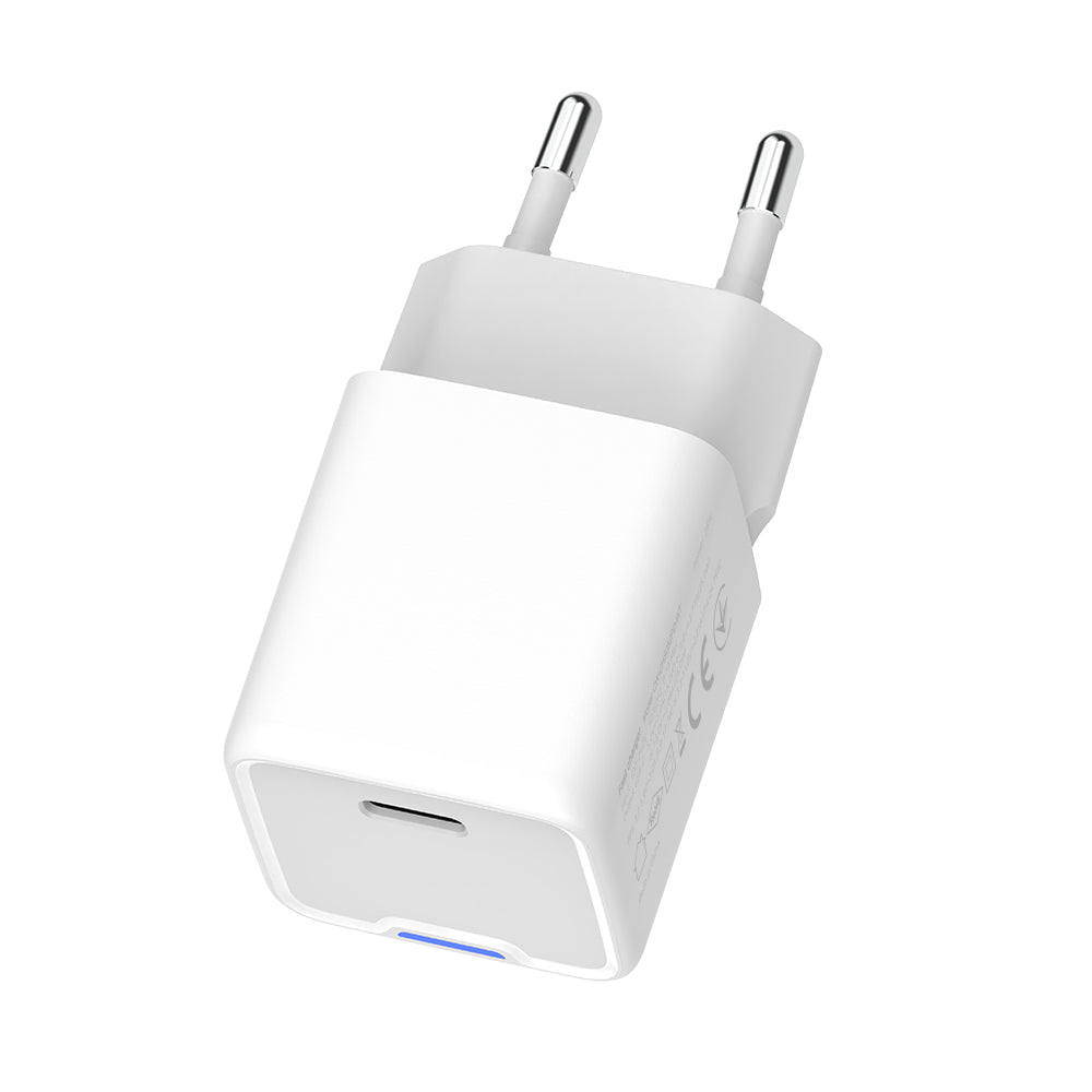 Hálózati töltő ColorWay GaN Mini 35W PD Port PPS USB-C fehér