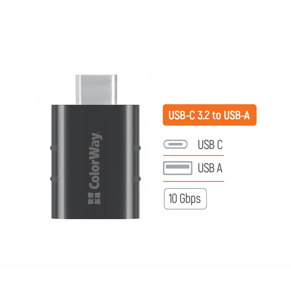 Adapter Colorway USB-A to USB-C 3.2