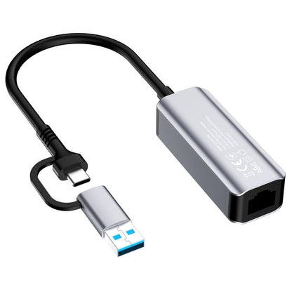 ColorWay Network Adapter USB-A/USB-С 3.0 - RJ45 Gigabit Ethernet