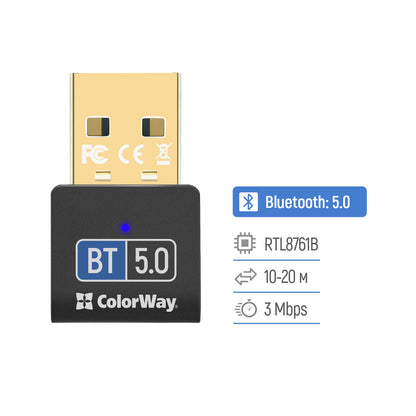 Colorway Adapter Bluetooth 5.0 USB