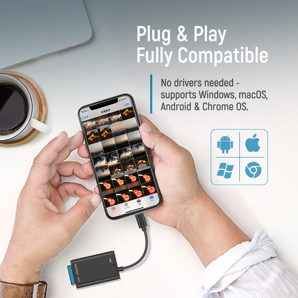 ColorWay Kártyaolvasó USB-C to USB 3.0/SD/MicroSD