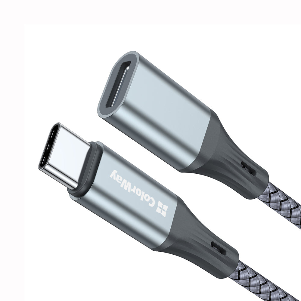 Adapter ColorWay USB-C To Lightning 17.5 cm szürke