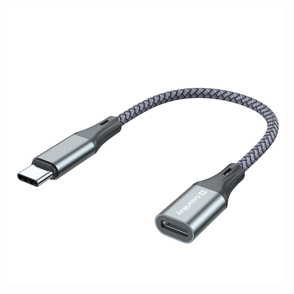Adapter ColorWay USB-C To Lightning 17.5 cm szürke