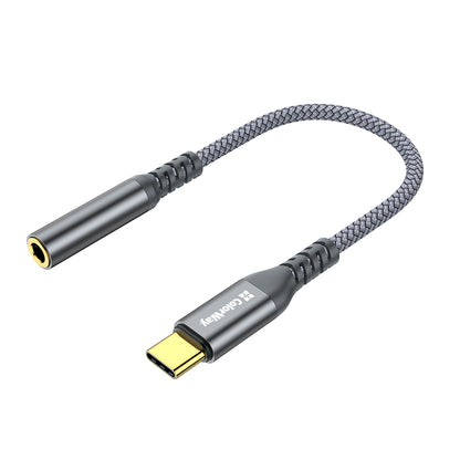 Adapter Colorway USB-C 3.5 mm Female Audio 14 cm szürke