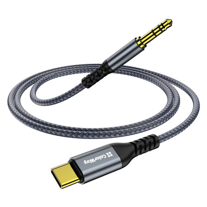 Adapter Colorway USB-C to 3.5 mm mini-Jack 1.2 m szürke