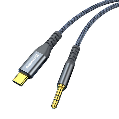 Adapter Colorway USB-C to 3.5 mm mini-Jack 1.2 m szürke