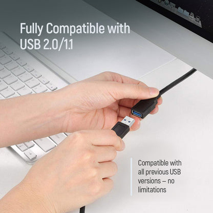 Kábel ColorWay USB 3.0 AM/AF extension Kábel, 1.8 m fekete