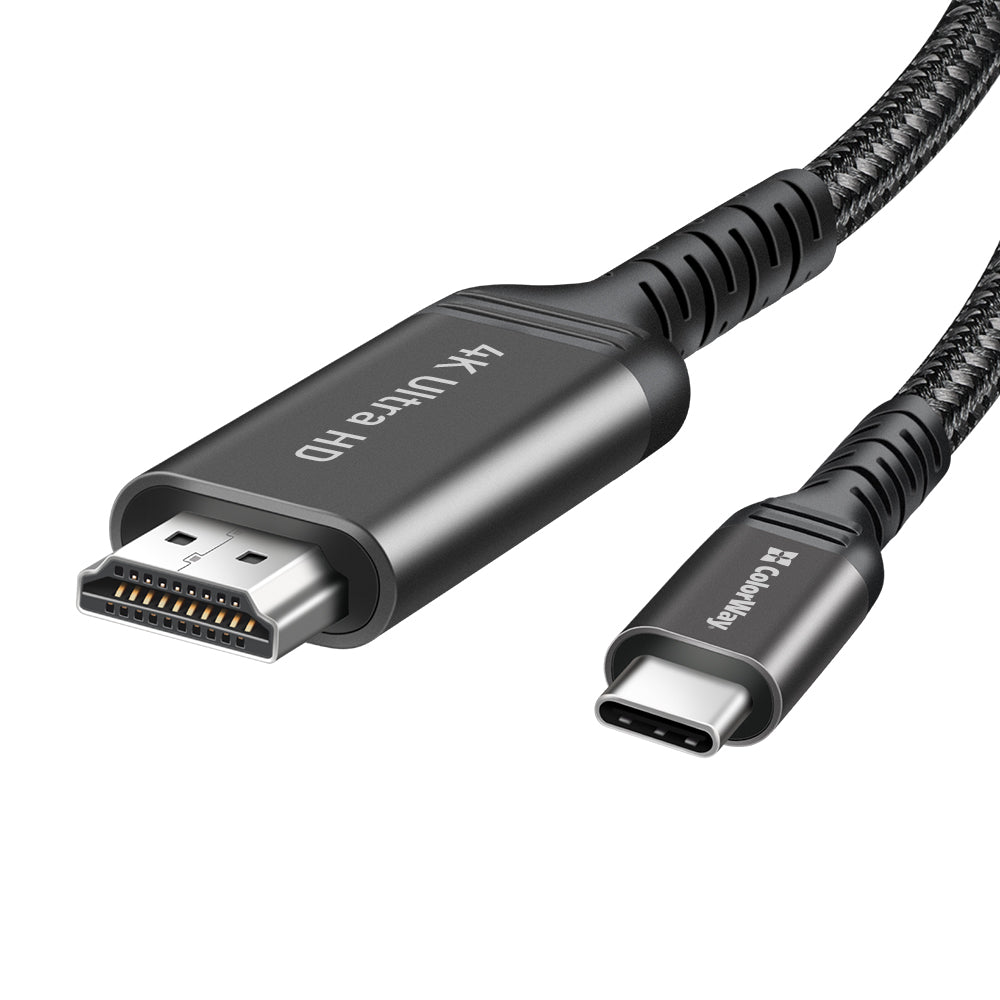 Kábel ColorWay USB-C to HDMI 4K 60Hz 2m fekete