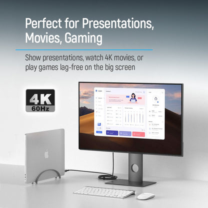 Kábel ColorWay USB-C to HDMI 4K 60Hz 2m fekete