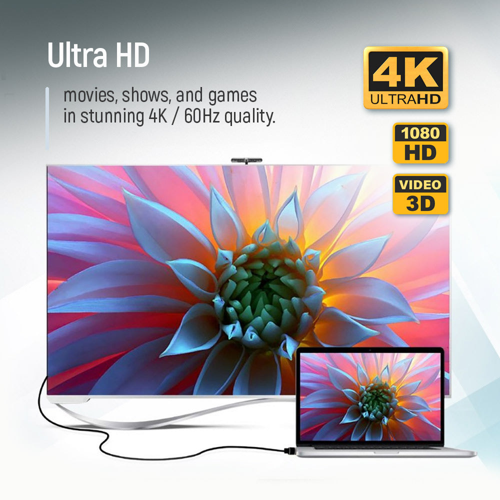 Kábel ColorWay HDMI-HDMI V2.0 4K/60 Hz 1.5 m fekete
