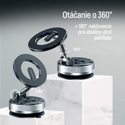 ColorWay magnetický držiak do auta s MagSafe 360°, čierny