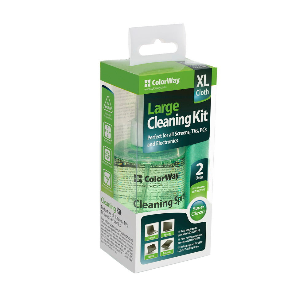 Large Cleaner ColorWay 3 in 1 for cleaning screens, electronics and glass