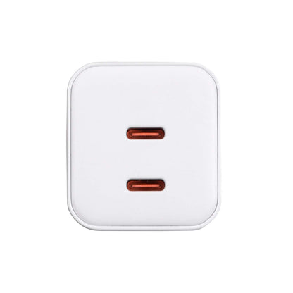 USB Töltő AK-CH-29 2x USB-C PD 5-20V / max. 3A 45W Quick Charge 3.0 GaN