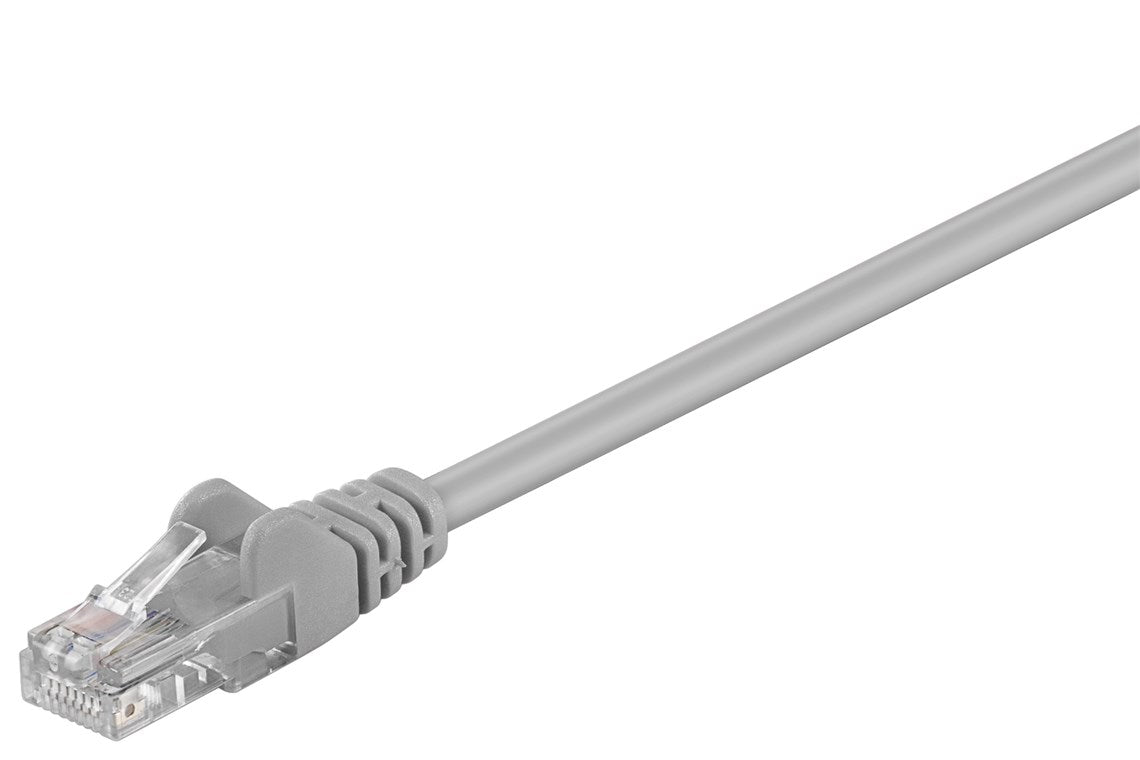 Goobay CAT 5e patch kábel, U/UTP, szürke – 7,5 m