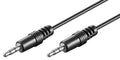 Goobay AUX audiokábel, 3,5 mm sztereó jack apa–apa, réz – 2,5 m