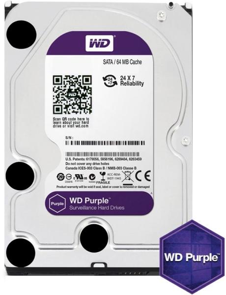 WD Purple 1TB 3.5" 5400rpm 64MB SATA WD10PURZ