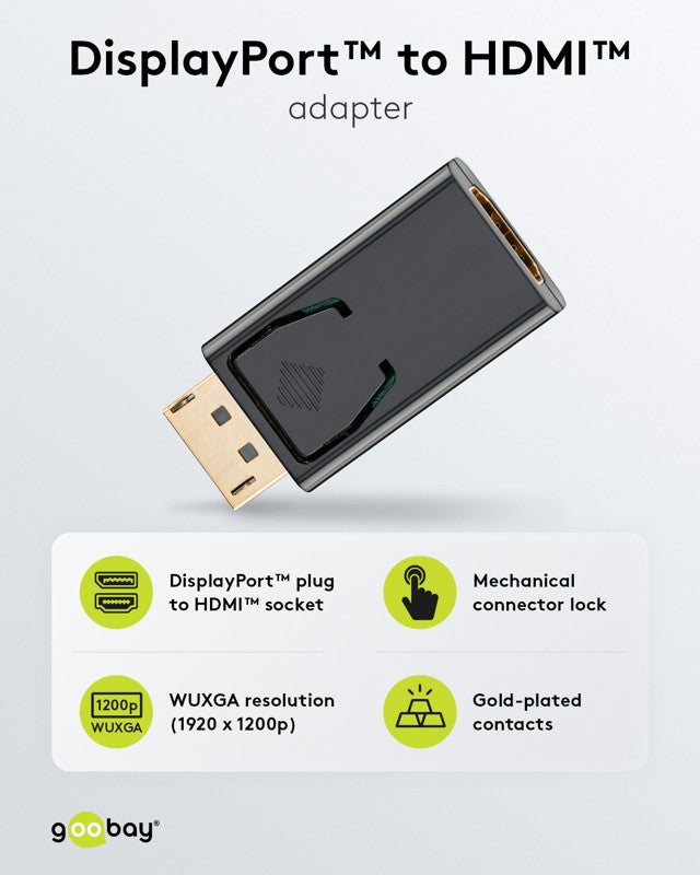 Goobay DisplayPort – HDMI adapter 1.1