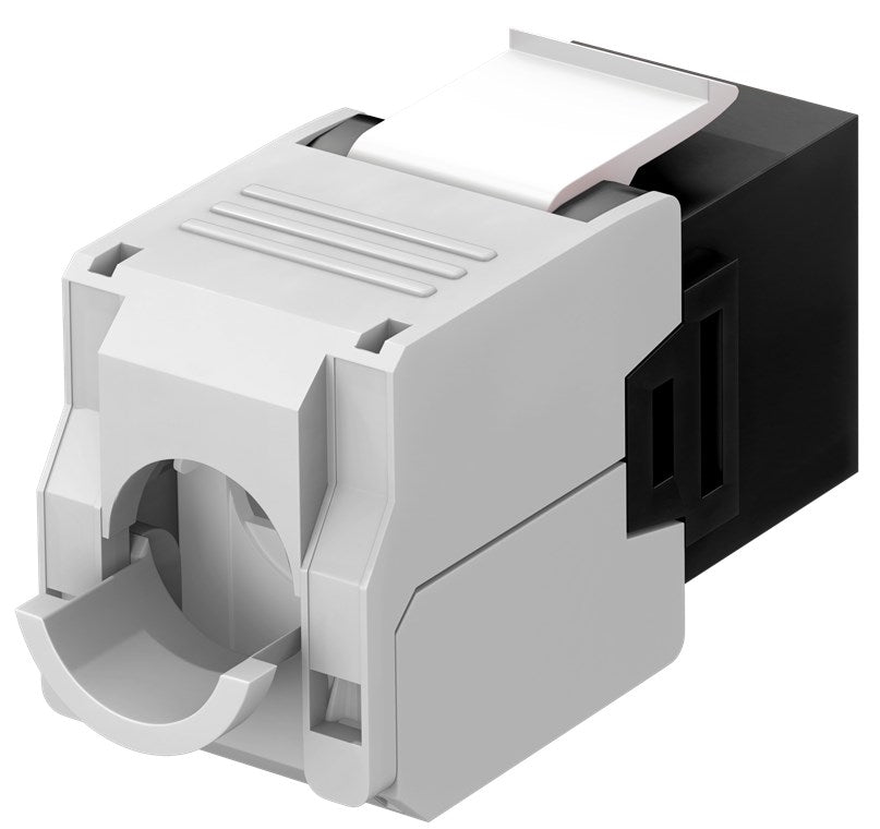 Goobay Keystone modul RJ45 CAT 6A, UTP, fekete