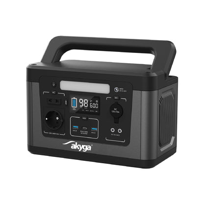Kapacitású Hordozható Tápegység AK-PS-04 600W / 461Wh