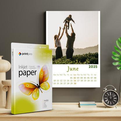 PrintPro fotópapír, matt 190 g/m², A4, 100 lap