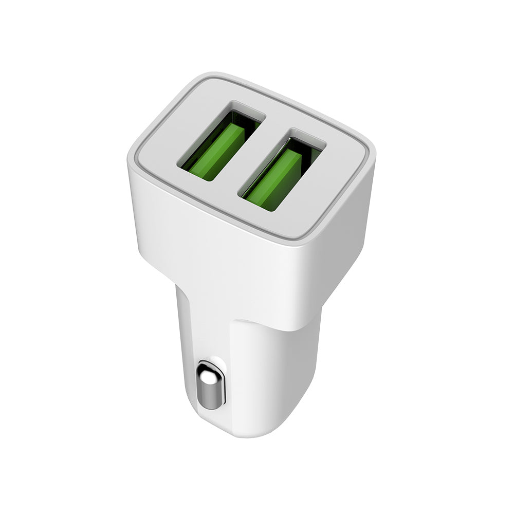 Autós töltő ColorWay 2USB AUTO ID 2.4A (12W) fehér