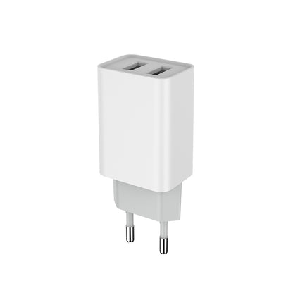 Hálózati töltő ColorWay 2USB AUTO ID 2.1A (10W) fehér