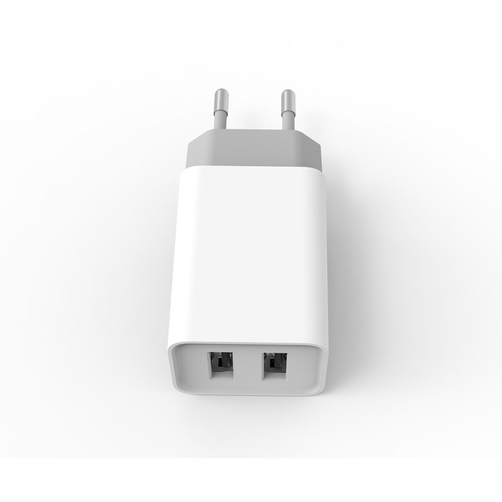 Hálózati töltő ColorWay 2USB AUTO ID 2.1A (10W) fehér