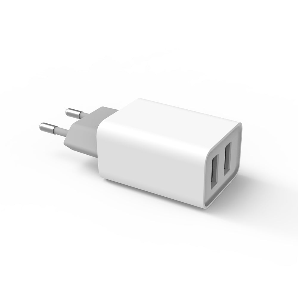 Hálózati töltő ColorWay 2USB AUTO ID 2.1A (10W) fehér