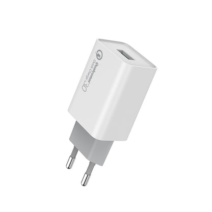 Hálózati töltő ColorWay 1USB Quick Charge 3.0 (18W) fehér