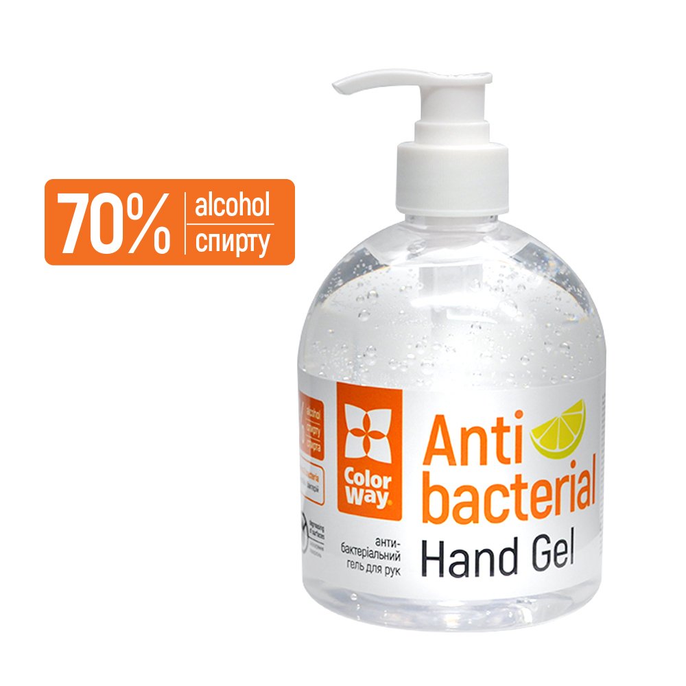 ColorWay alcohol gel for hand disinfection 500 ml