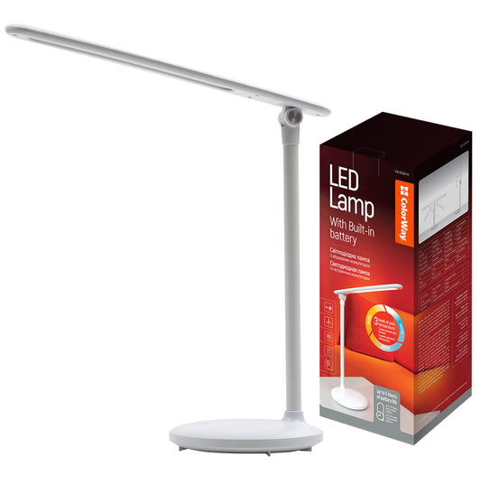 LED table Lámpa ColorWay with built-in battery fehér