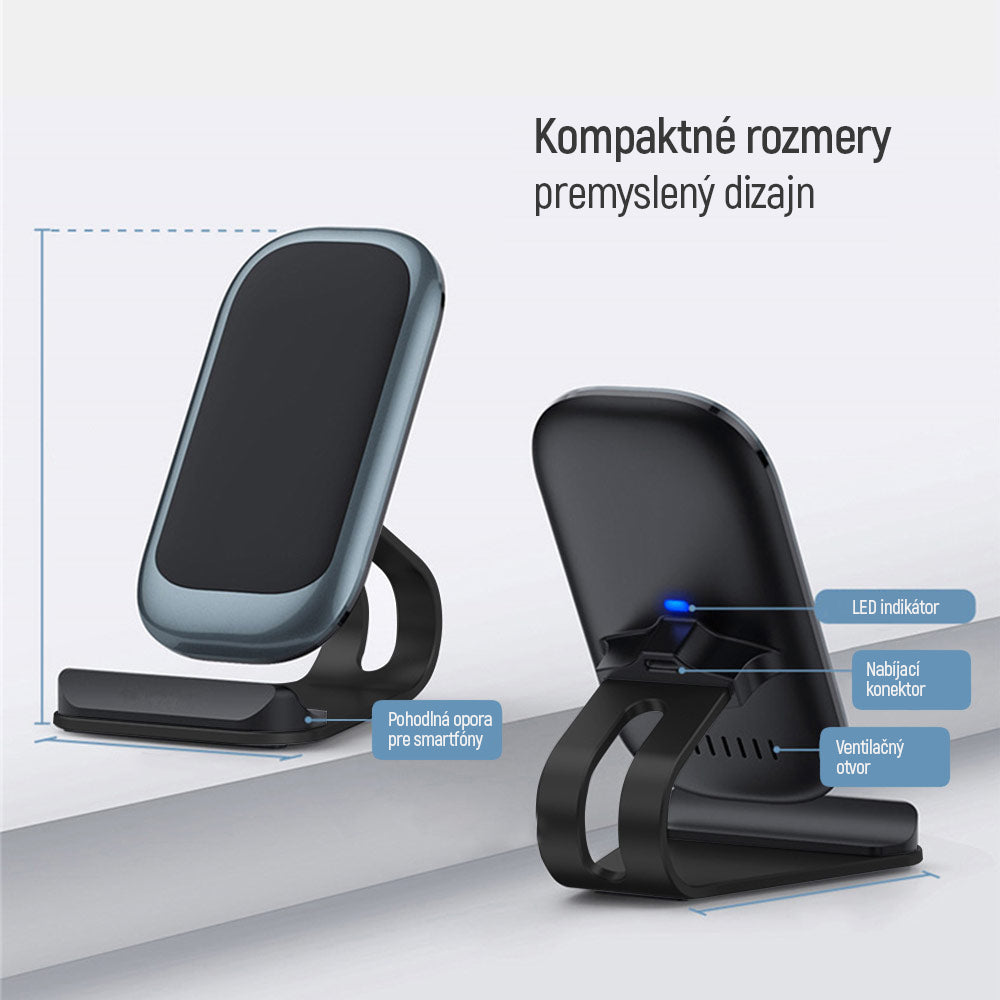ColorWay Qi Fast Töltő stand for phone Qi 10W kék