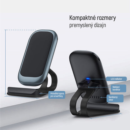 ColorWay Qi Fast Töltő stand for phone Qi 10W kék