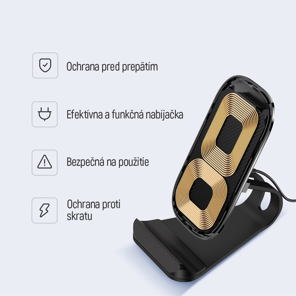 ColorWay Qi Fast Töltő stand for phone Qi 10W kék