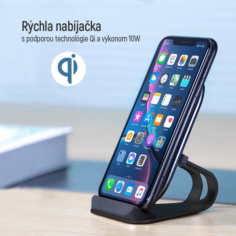 ColorWay Qi Fast Töltő stand for phone Qi 10W kék