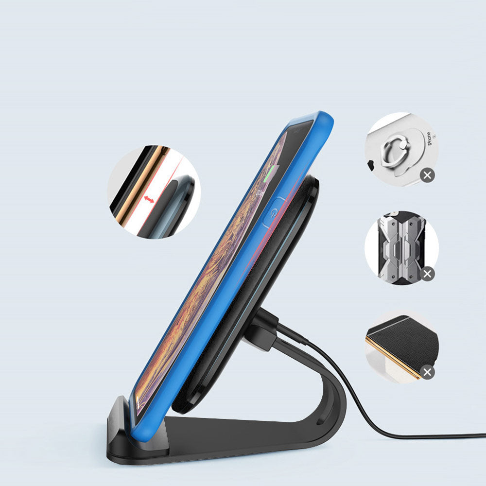 ColorWay Qi Fast Töltő stand for phone Qi 15W fekete