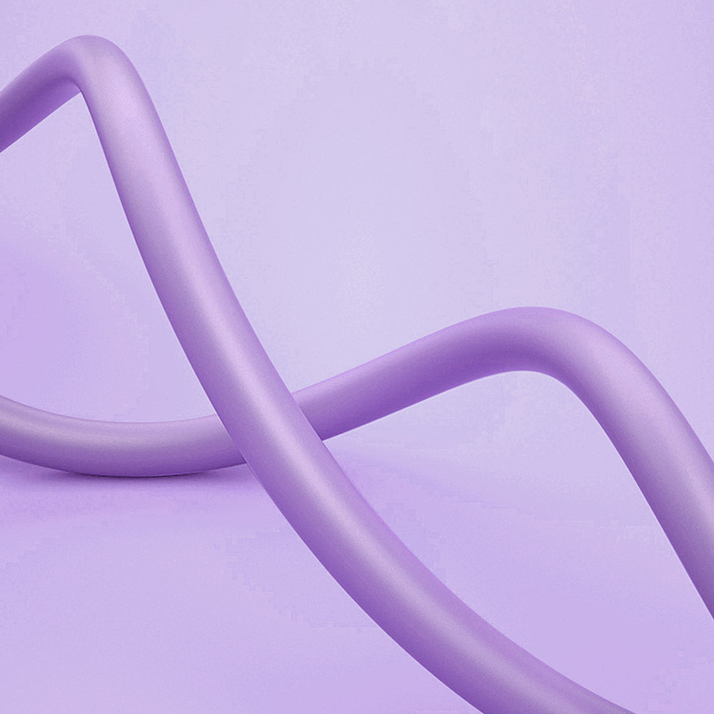 Kábel Colorway USB - MicroUSB (soft silicone) 2.4A 1m lila