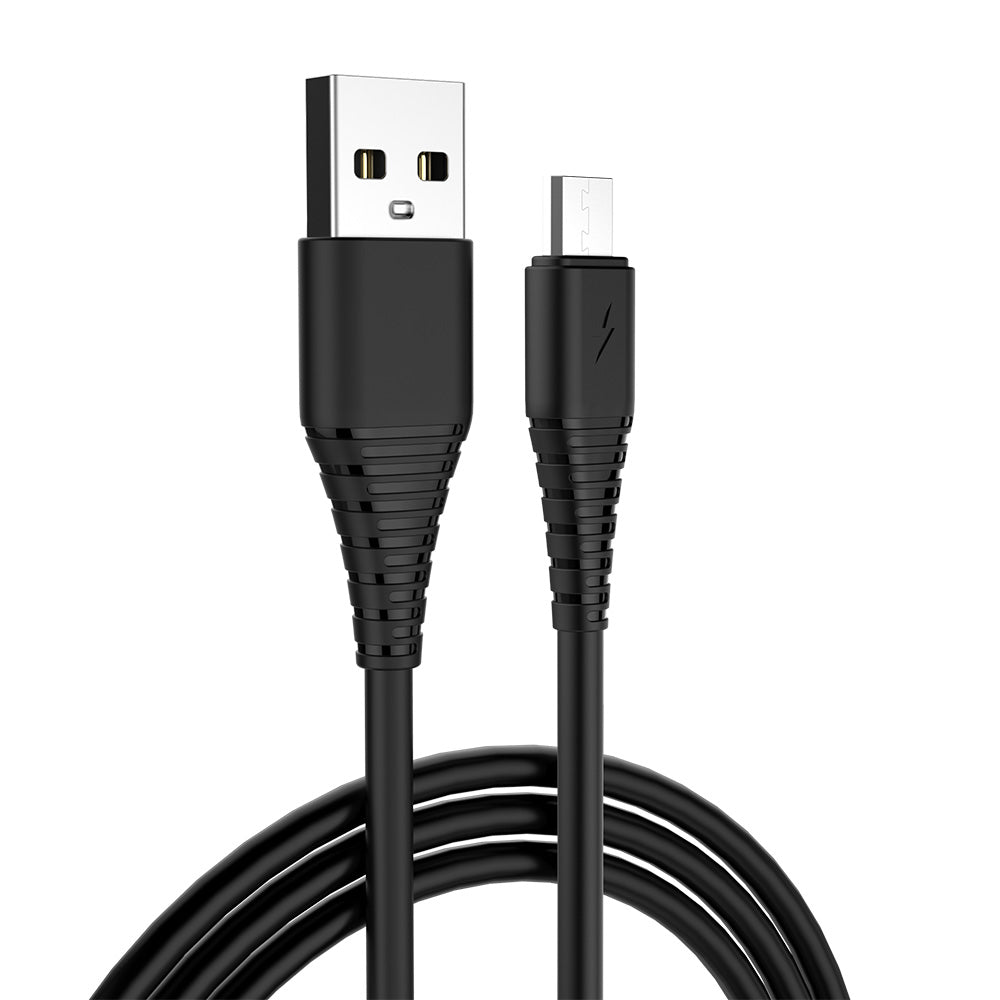 Hálózati töltő ColorWay 1USB AUTO ID 2A (10W) fekete + Kábel micro USB